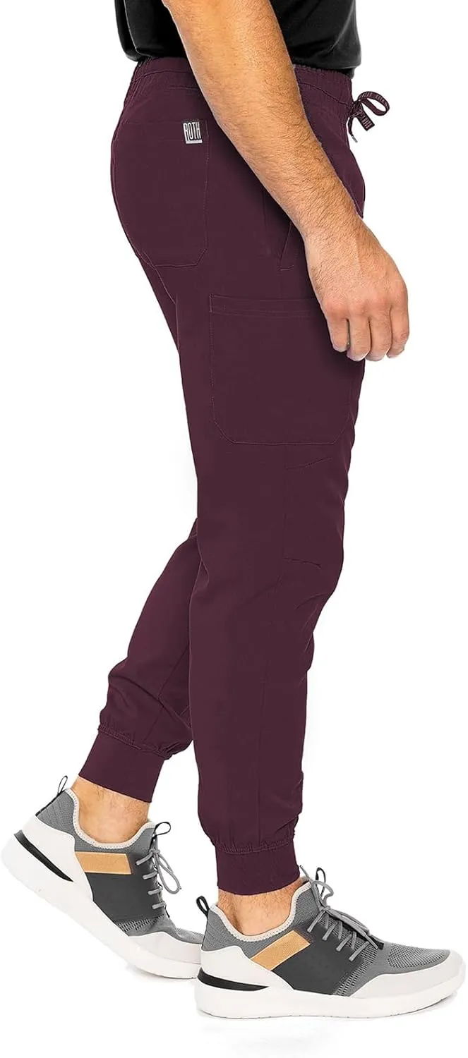 Med Couture Bowen Scrub Jogger Pants for Men - Perfect for Casual Wear and Active Lifestyles MC7777