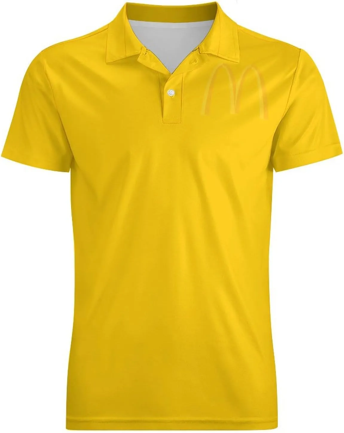 Men's Logo Polo T Shirt Short Sleeve T-Shirts for Men Teens Boys Round Neck Tshirt Merch Work Daily Clothes Uniform Tops
