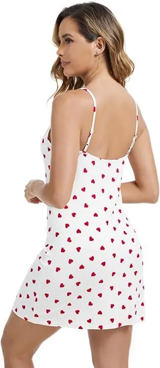 WiWi Slip Dress for Women Viscose from Bamboo Spaghetti Strap Lingerie Sexy Nightgowns Plus Size Sleep Chemise S-4X